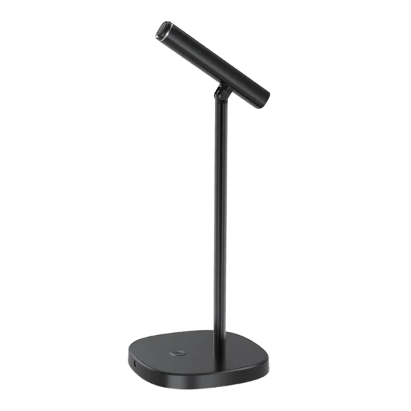 Porodo Desktop Tiltable USB Microphone with USB-C Data Cable - Black