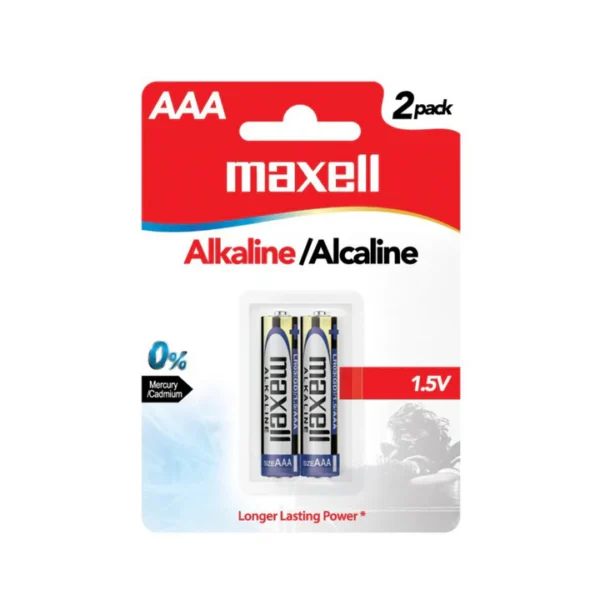 Maxell longer lasting power AAA-2PCS